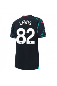 Fotbalové Dres Manchester City Rico Lewis #82 Dámské Třetí Oblečení 2023-24 Krátký Rukáv